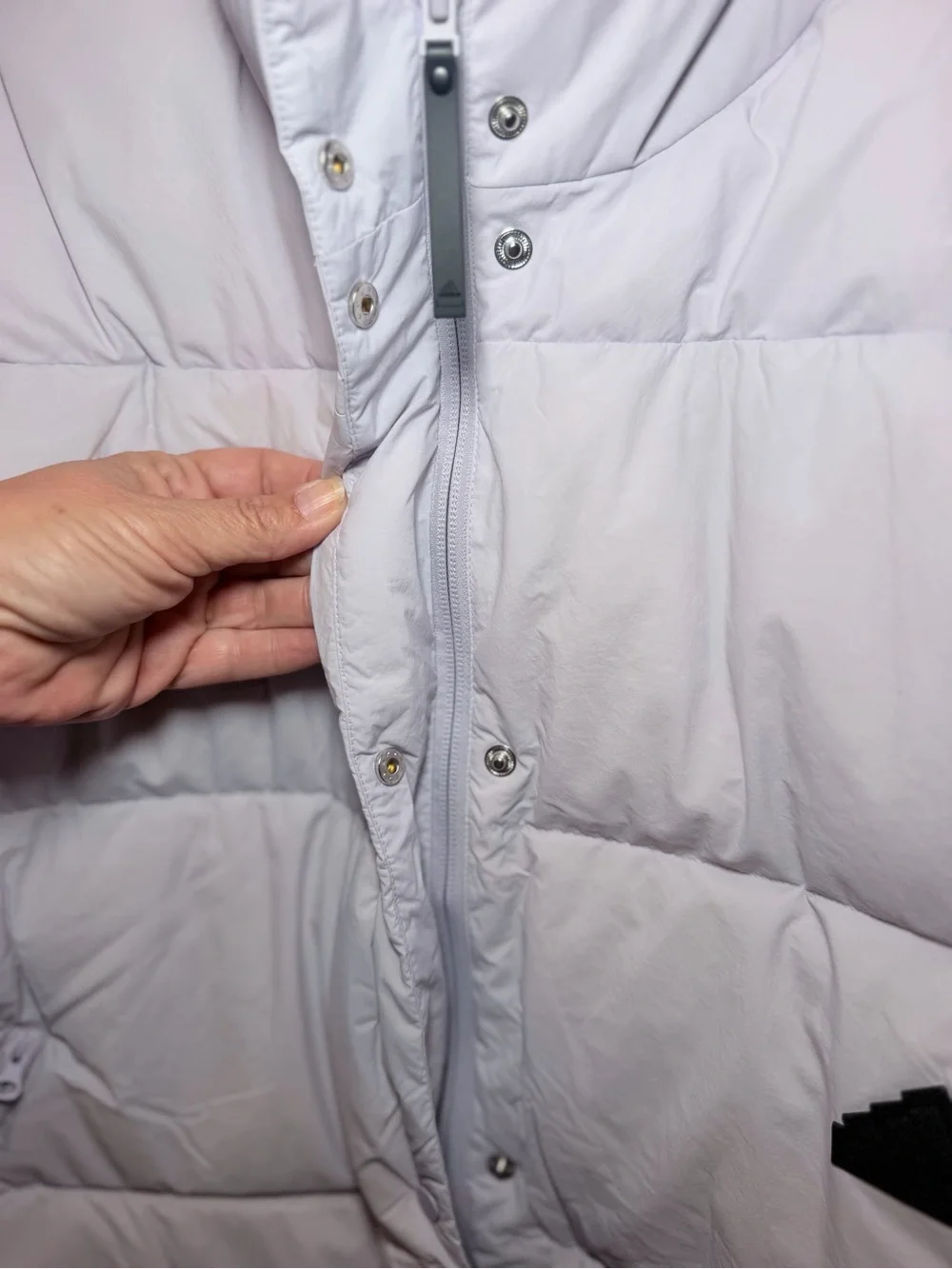 Adidas woman light lavender/silverish Puffer Jacket - Lightweight Insulated Coat